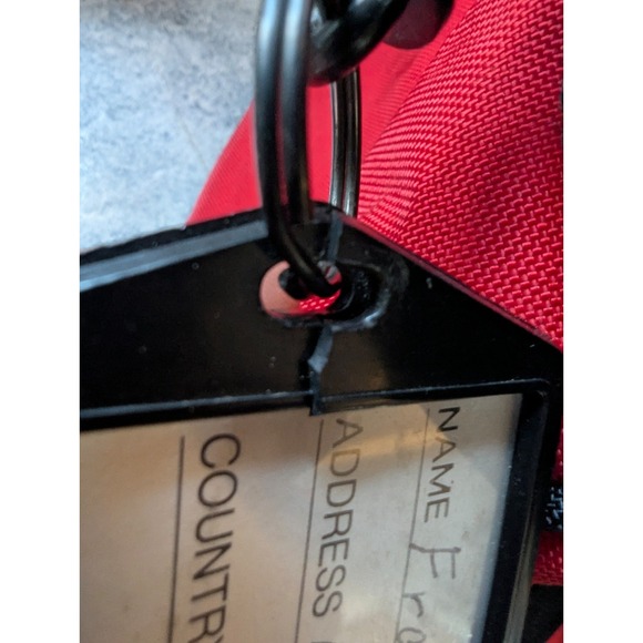 Vintage 90s Marlboro Adventure Team Duffle Bag Red Black Travel Gym Gear Large - Picture 16 of 16